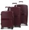 Комплект чемоданов 223 бордовый Airtex (Франция)