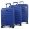 Комплект чемоданов 61303 синий Snowball (Франция)