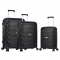 Комплект чемоданов 92803 черный Snowball (Франция)