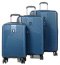 Комплект чемоданов 7346 голубой Airtex (Франция)