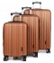 Комплект чемоданов Worldline 623 оранжевый Airtex (Франция)
