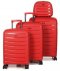 Комплект чемоданов 61303(4) красный Snowball (Франция)
