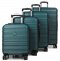 Комплект чемоданов Worldline 805 зеленый Airtex (Франция)