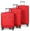 Комплект чемоданов 87303 красный Snowball (Франция)