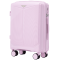 Чемодан малый 4 колеса CKT01/S white pink WINGS (Польша)