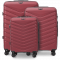 Комплект валіз PHX01 2.0 burgundy WINGS (Польща)
