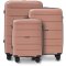 Комплект валіз HWF01 2.0 rose gold WINGS (Польща)