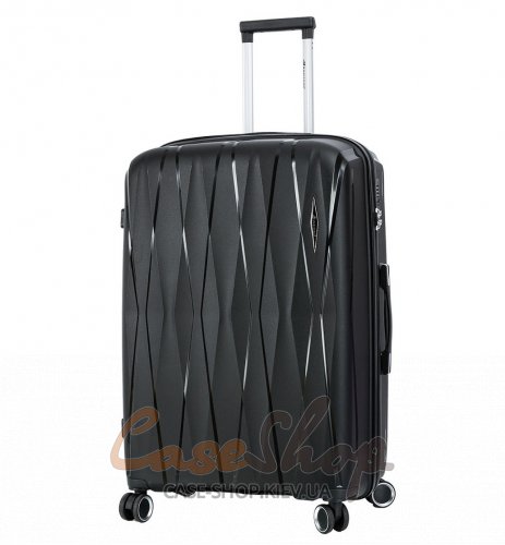 Чемодан большой 4 колеса Madisson 51103/L черный Snowball (Франция)
