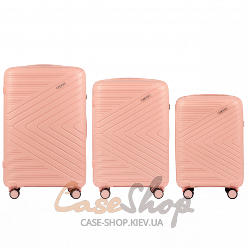 Комплект валіз 181-05 coral WINGS (Польща)