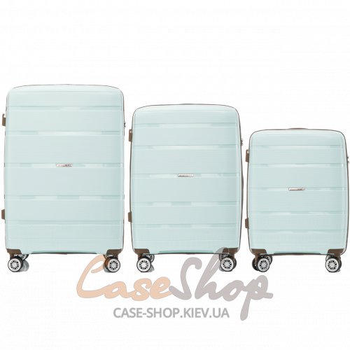Комплект валіз HWF01 mint WINGS (Польща)
