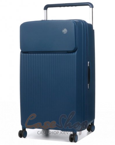Валіза велика 4 колеса 658/L синя Airtex (Франція)