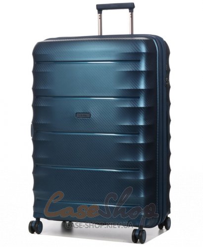 Валіза велика 4 колеса 242B/L синя Airtex (Франція)