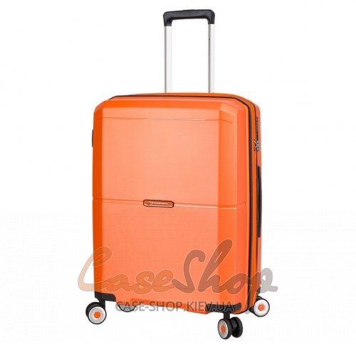 Валіза середня 4 колеса 49103/M помаранчева Snowball (Франція