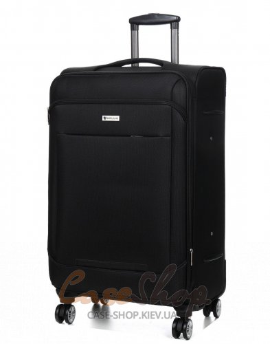 Валіза велика 4 колеса Worldline 621/L чорна Airtex (Франція)