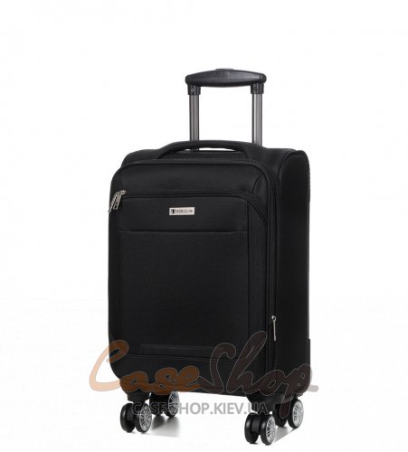 Чемодан малый 4 колеса Worldline 621/S черный Airtex (Франция)