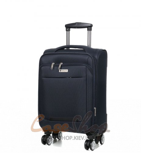 Чемодан малый 4 колеса Worldline 621/S синий Airtex (Франция)