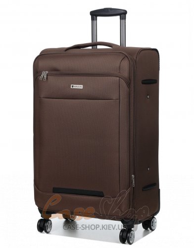 Чемодан большой 4 колеса Worldline 621/L коричневый Airtex (Франция)
