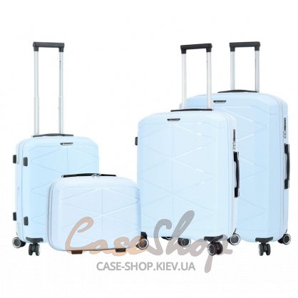 Комплект валіз Madisson 51304(4) блакитний Snowball (Франція)