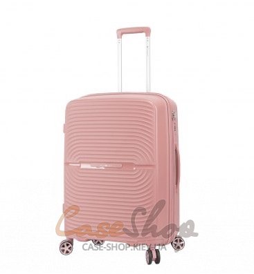Валіза середня 4 колеса 40903/M рожеве золото Snowball (Франція)