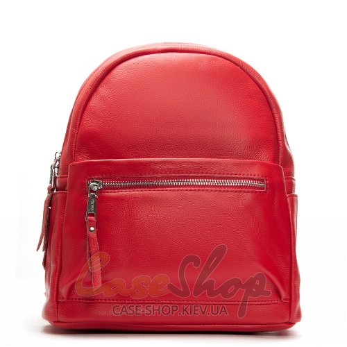 Сумка-рюкзак шкіряна 8635 red