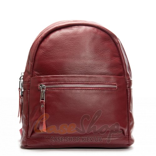 Сумка-рюкзак кожаная 8635 bordo