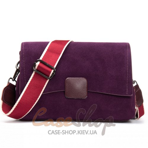 Сумка кожаная 99115 violet