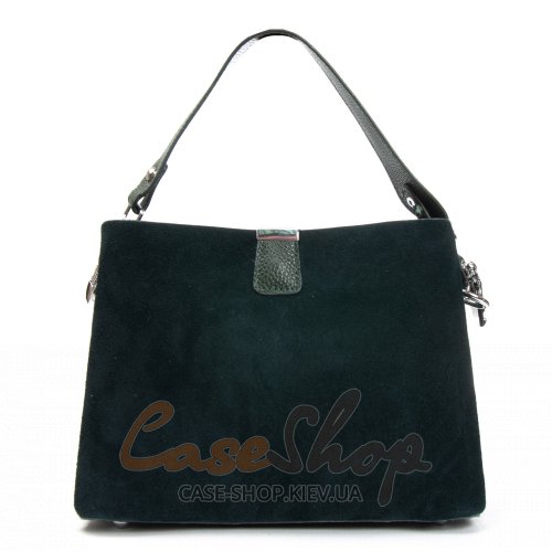Сумка кожаная 99119 green
