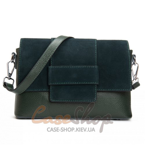 Сумка кожаная 1563 green