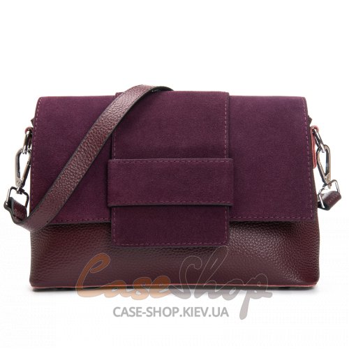 Сумка шкіряна 1563 bordo
