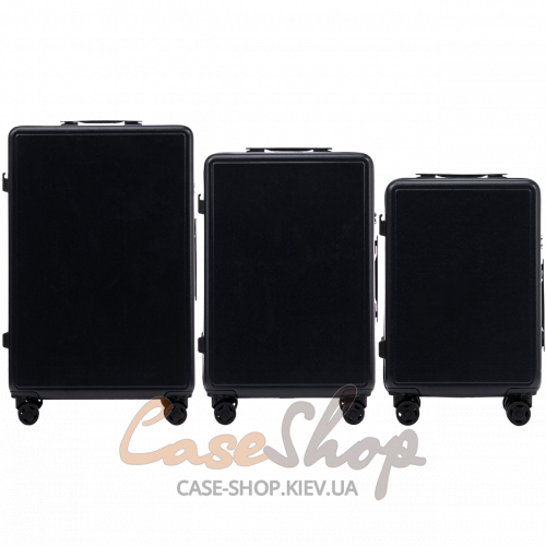 Комплект чемоданов BNT01 черный WINGS (Польша)