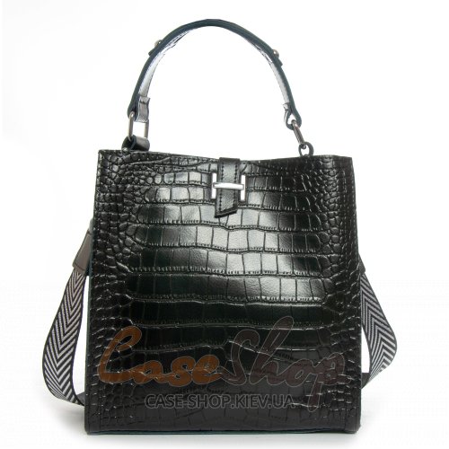 Сумка шкіряна 9701 black