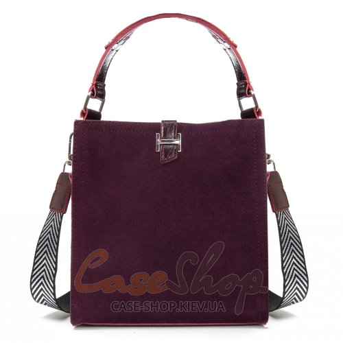 Сумка кожаная 9701-1 bordo