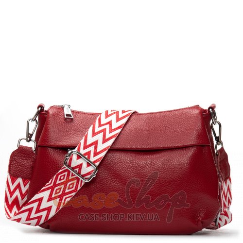 Сумка шкіряна 6001 wine red