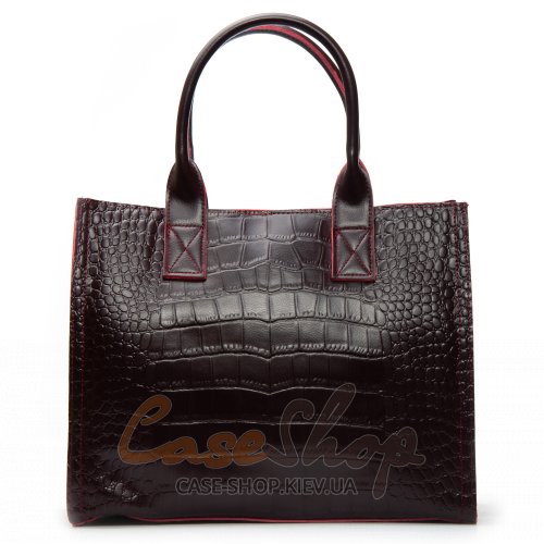 Сумка шкіряна 8804 bordo