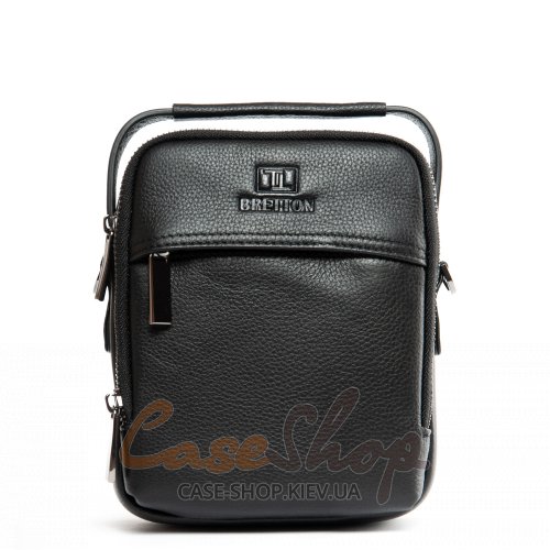 Сумка мужская кожаная BRETTON 407-98 black