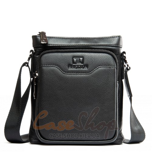 Сумка чоловіча кожана BRETTON 4014-5 black