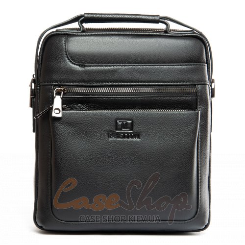 Сумка чоловіча кожана BRETTON 2038-3 black