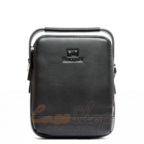 Сумка чоловіча кожана BRETTON 407-95 black