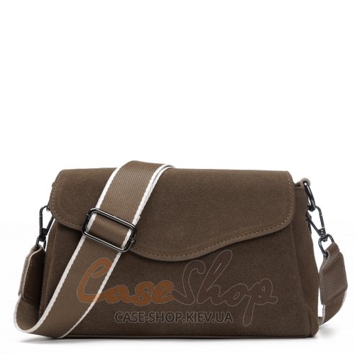 Сумка кожаная 99118 haki