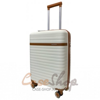 Чемодан малый 4 колеса Madisson 63703/S белый Snowball (Франция)
