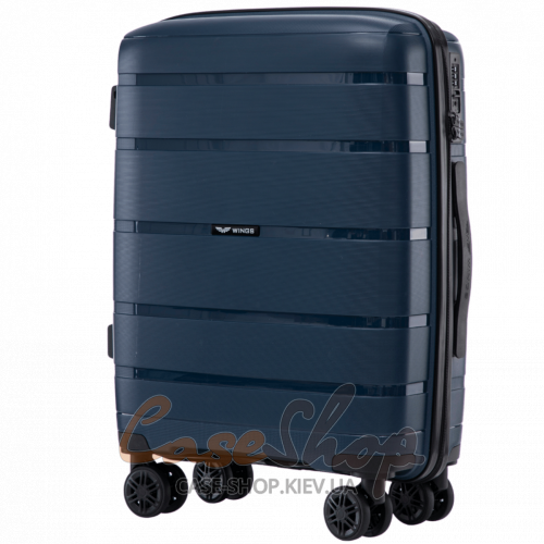 Валіза мала 4 колеса HWF01/S 2.0 blue WINGS (Польща)