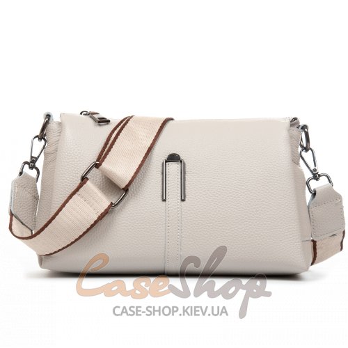 Сумка кожаная 99105-2 beige