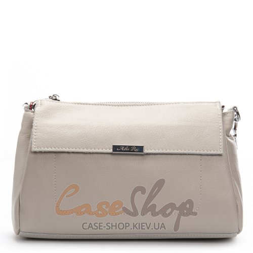 Сумка кожаная 8721-9 grey