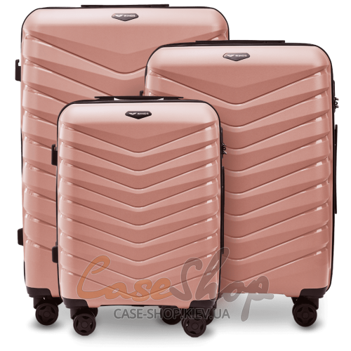 Комплект валіз PHX01 2.0 rose gold WINGS (Польща)