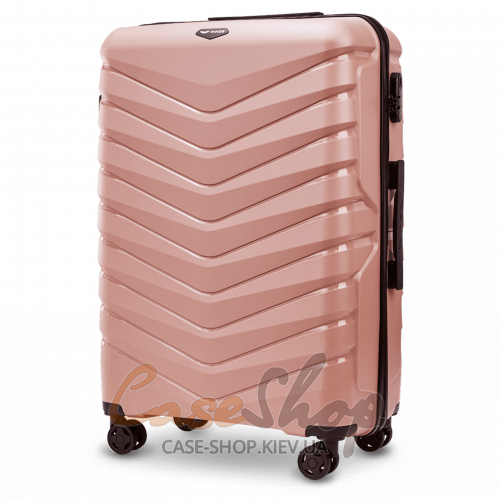 Чемодан большой 4 колеса PHX01/L 2.0 rose gold WINGS (Польша)