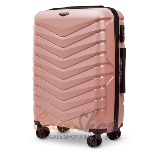 Валіза середня 4 колеса PHX01/M 2.0 rose gold WINGS (Польща)