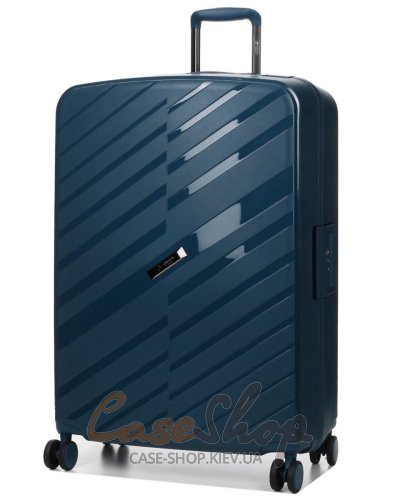 Чемодан большой 4 колеса 229/L синий Airtex (Франция)
