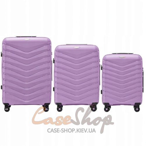 Комплект валіз PHX01 2.0 hazy lilac WINGS (Польща)