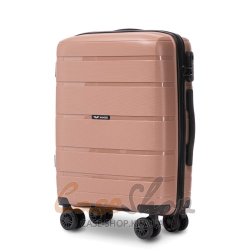Валіза мала 4 колеса HWF01/S 2.0 rose gold WINGS (Польща)