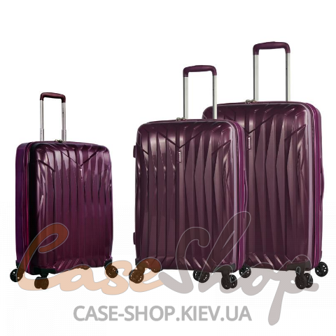 Комплект валіз 04203 фіолетовий Snowball (Франція)